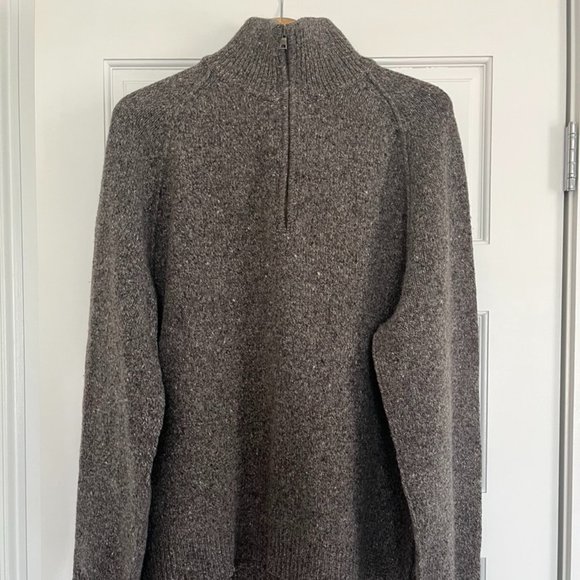 Banana Republic Other - Banana Republic Wool Cashmere Half Zip Sweater L